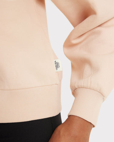 Quarter-Zip Sweatshirt - Pastel Pink